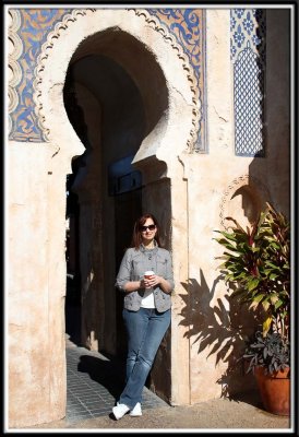 Katie in Morocco (my favorite country, because they have glorious coffee!)