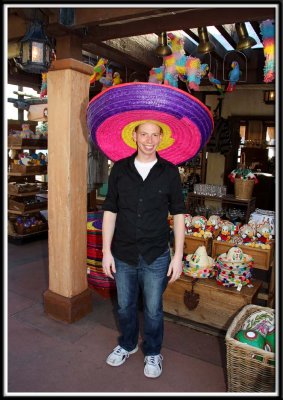 Brett... um... testing the native attire in Mexico