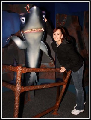 Katie and Chum The Shark