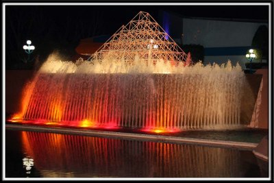 Epcot at night