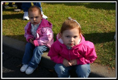 The girls loved the parade