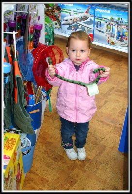 Kylie finds a snake!