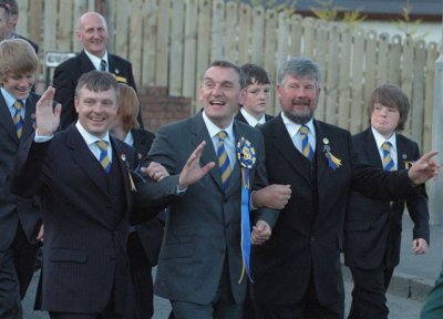Hawick Common Riding 2009 - Proclamation, Ribbons and then Wultin - June 4th