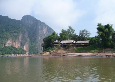 Confluence of the Mekong and Nam Ou at Pak Ou