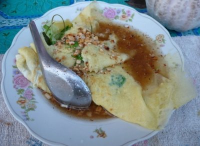 Omelette aux fines herbes  la Lao