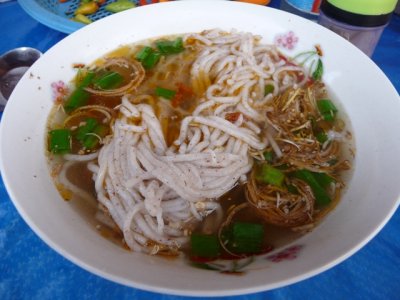 Delicious noodle soup for lunch