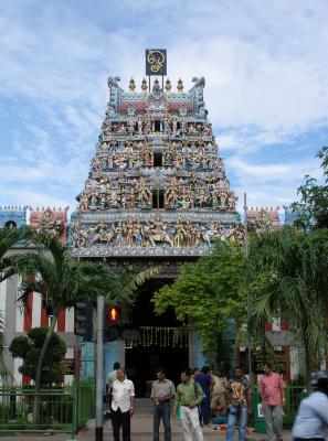 Gopura, Hindu temple, Little India