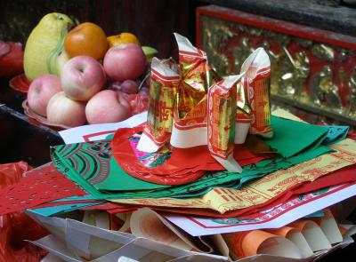 Offerings, same temple