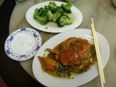 Crab, Chinese cafe, Macau