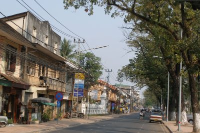 City street, Vientiane