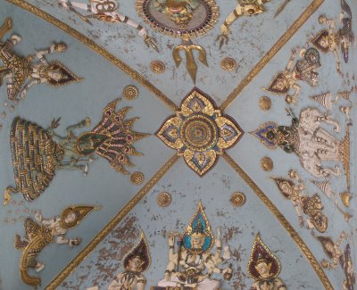 Interior ceiling, Patuxai