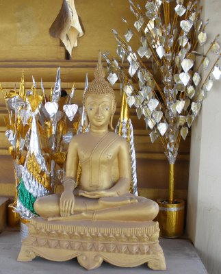 Buddha statue, Pha That Luang