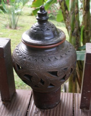 Detail of lamp (?), Luang Say Lodge