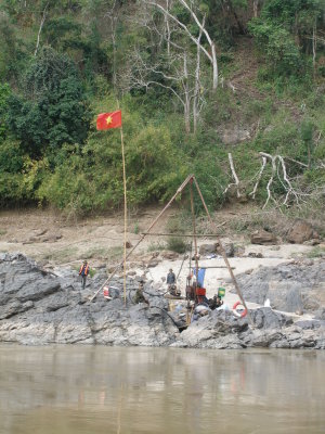 Vietnamese surveying for future power line