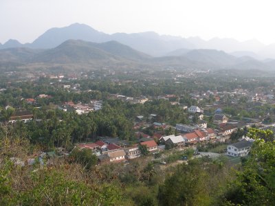 View from top of Phou Si
