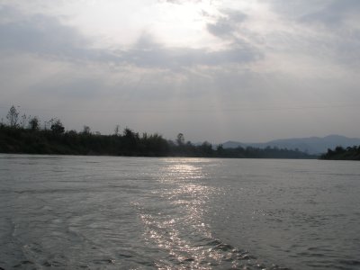 Late afternoon on the Mekong