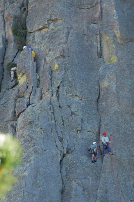 Devils Tower 4 climbers