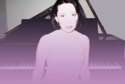 Me and my piano, August, 2005