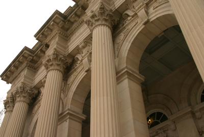 Handley library entrance.