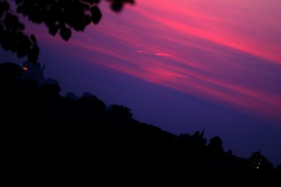 September 9, 2006 Sunset over Paterson Park