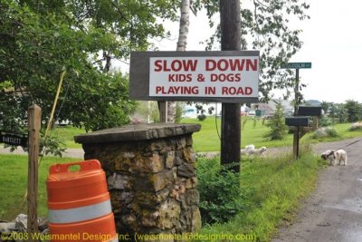 Children and Dogs Sign
