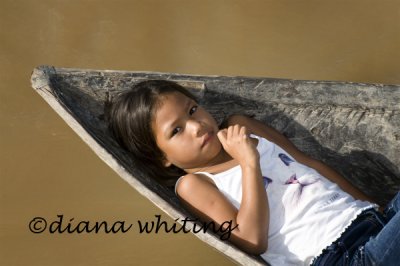 Young Girl Orinoco River