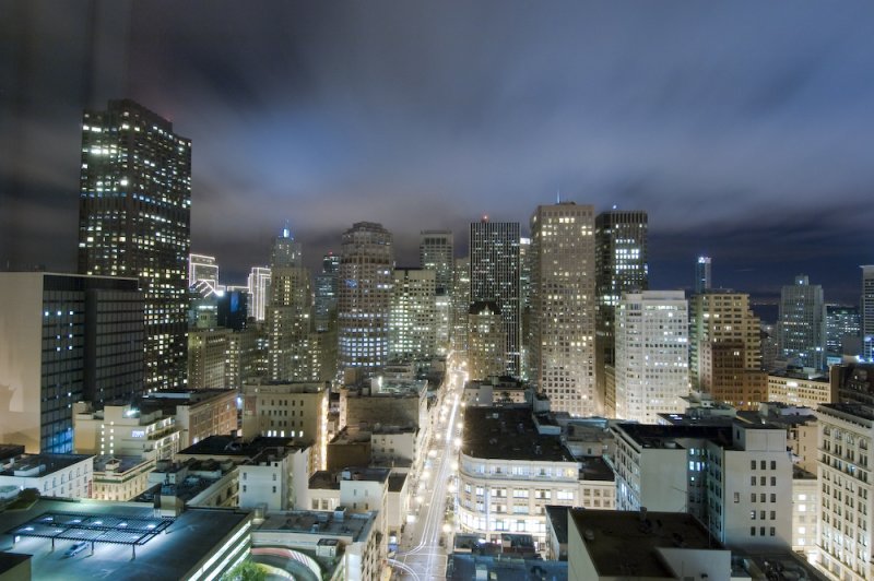 Cloudy night