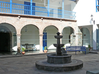 Inner courtyard at La Libertador Palacio del Inka