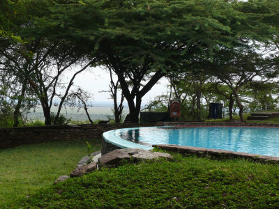 The pool at Serengeti Serena Lodge