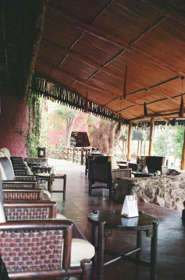 Lounge & bar at Amboseli Serena Lodge