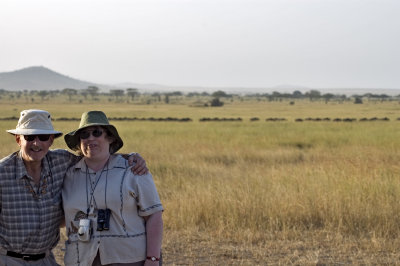 Yes, Lord Stanley - Jim and Lynda are on safari in the Serengeti!  A dream come true!!!