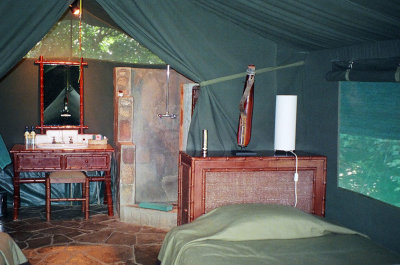 Inside of our tent