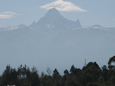 Mt Kenya as seen from the road