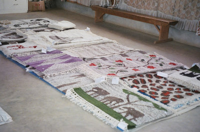 The finished product! Beautiful mats and rugs!