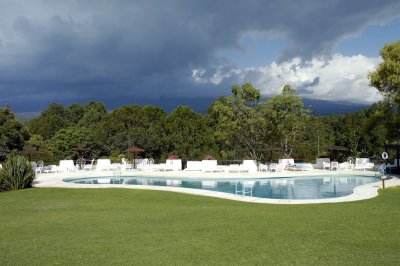 It was a lovely pool, but Audrey tells us it was cold