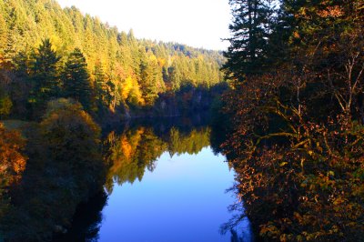 Fall comes to the Clackamas