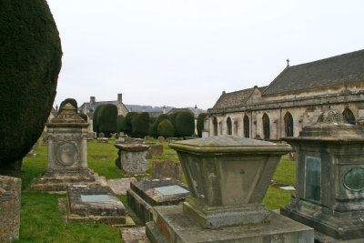 Tombstones and yews