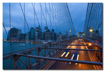 Atardecer en el Puente Brooklyn - Dusk in The Brooklyn Bridge