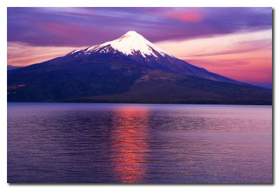 Atardecer en el  Volcan de Osorno