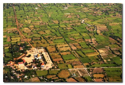 Campos alrededor de Vientiane  -  Fields near Vientiane