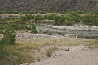 The Rio Grande with Mexico on the far side.