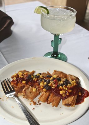 Tamales and a margarita...