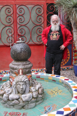 Anado welcomes us to his eclectic home...
