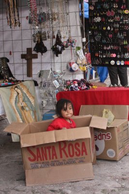 Children and boxes just go together...