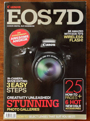 CANON EOS 7D DIGITAL SLR HANDBOOK. Published by Reader's Digest Asia Pte. Ltd. and Canon Inc. (ISBN 978-962-258-389-4), this guidebook features the work of selected Asian photographers. 
In addition to Lester Ledesma's 7D samples, photos by two other Filipino shutter-clickers are included - John Chua (aerial, industrial and advertising) on pages 120 - 123, and Romy Ocon (wild birds) on pages 124-127. 
Thanks to fellow Filipino photographer-writer Lester Ledesma for the write-up. :)