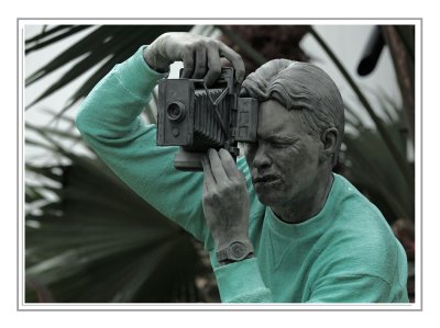 A Photographer with a Polaroid