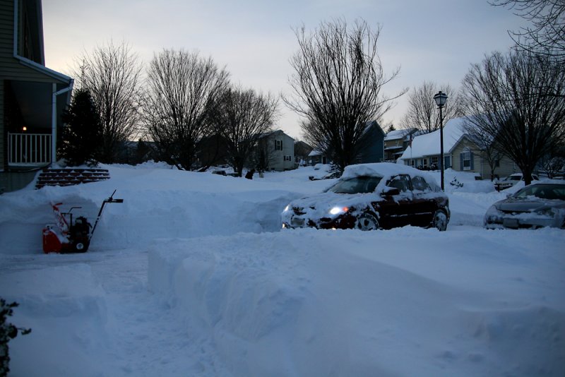 Digging out