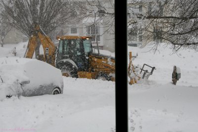 Second day snow removal