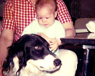 Me as a baby with  Doc III