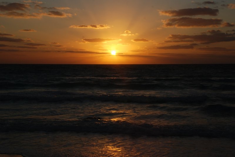 Sunrise on Cancun Beach